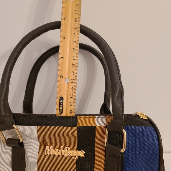 Mei&Ge Women's Multicolor Handbag Set W/Matching Wallet And Key Pouch - Picture 2 of 16